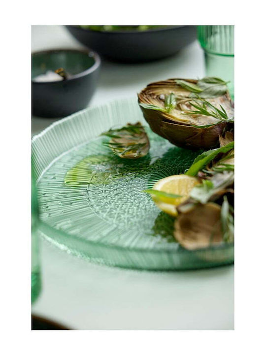 Bitz Serving Platter Green with Diameter 30cm
