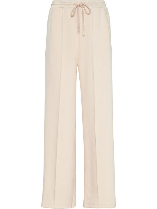 High Waist Sweatpants Jogger White