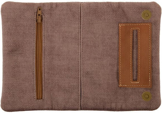 Mestango Lederne Tabaktasche in mit Verschluss Leather tobacco pouch