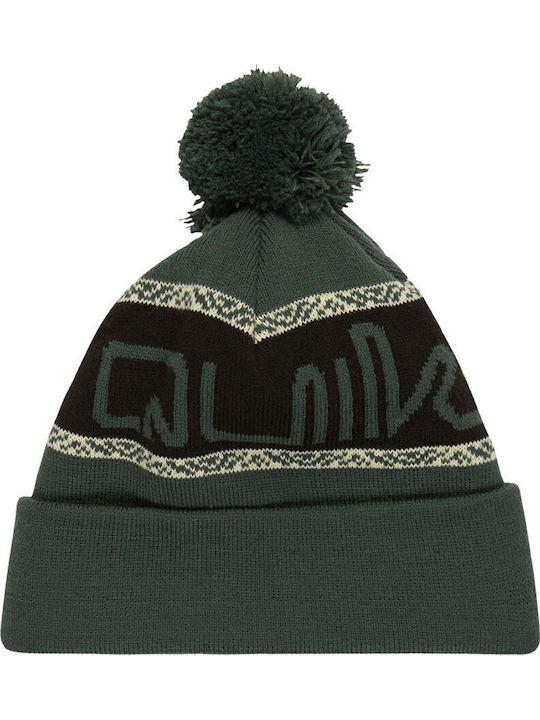Summit Beanie Beanie Knitted in Green color