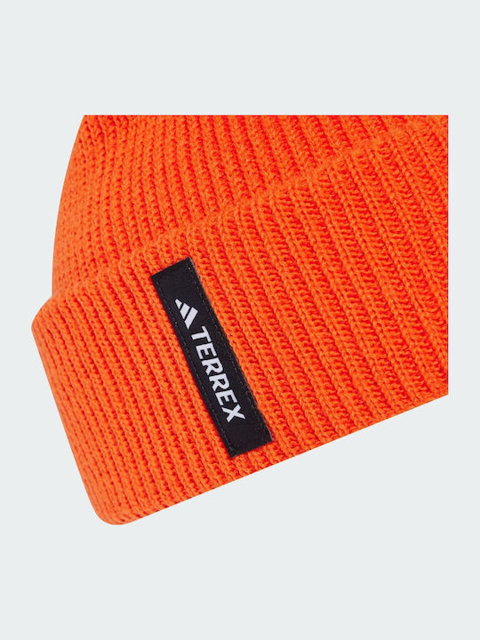 Terrex Beanie Unisex Σκούφος Πλεκτός σε Πορτοκαλί χρώμα