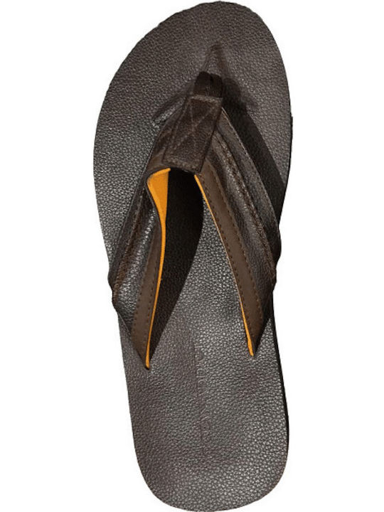 Herren Flip Flops Braun 10602