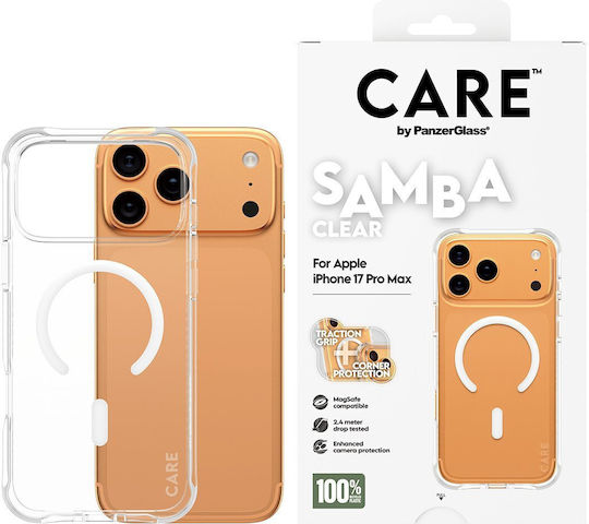 Care By Panzerglass Fashionable Case Samba Transparent W White Magsafe Iphone 17 Pro Max