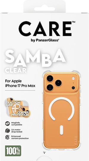 Care By Panzerglass Fashionable Case Samba Transparent W White Magsafe Iphone 17 Pro Max