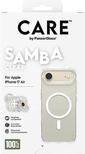 PanzerGlass Fashionable Samba Back Cover Plastic / Silicone Transparent (iPhone AirNokia 2.4)