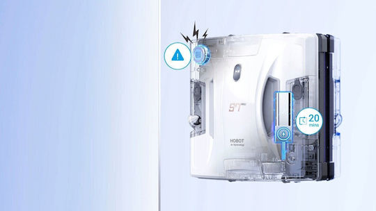 Hobot S7 Pro Aspirator de geamuri Robot Baterie Alb | Skroutz Romania