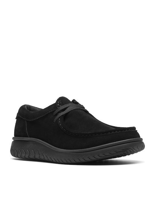 Suede Ανδρικά Casual Παπούτσια Μαύρα