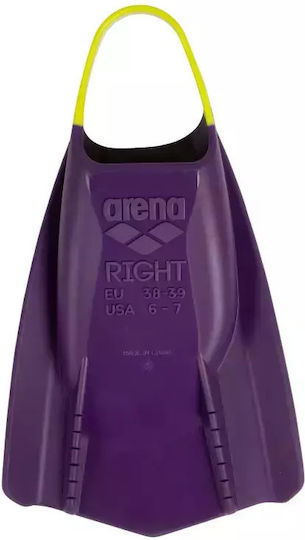 Arena Βατραχοπέδιλα Πισίνας Powerfin Pro Κοντά Μωβ