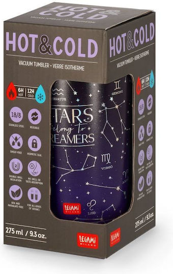 Legami Milano Hot Cold Stars Ποτήρι Θερμός 275ml Πολύχρωμο