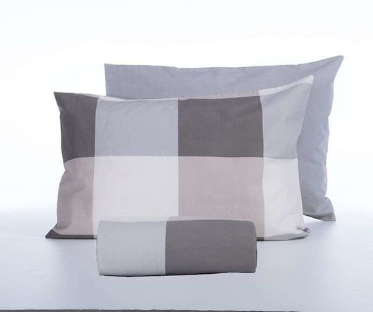 Nef-Nef Homeware Duvet Cover Set Cotton Single with Pillowcase 170x240 Casual Check Denim