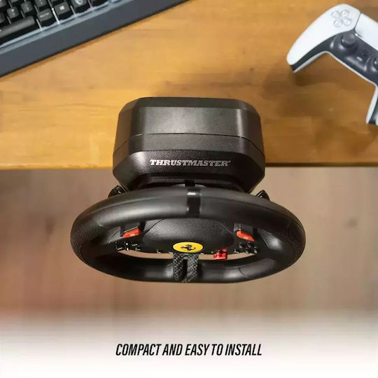 Thrustmaster T98 Ferrari 296 GTB Τιμονιέρα με Πετάλια για PC / PS4 / PS5 με 240° Περιστροφής
