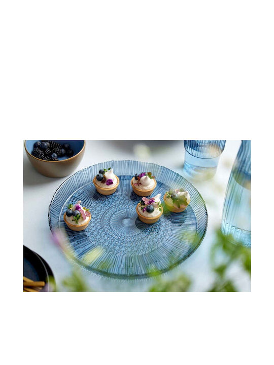 Bitz Serving Platter Blue with Diameter 30cm