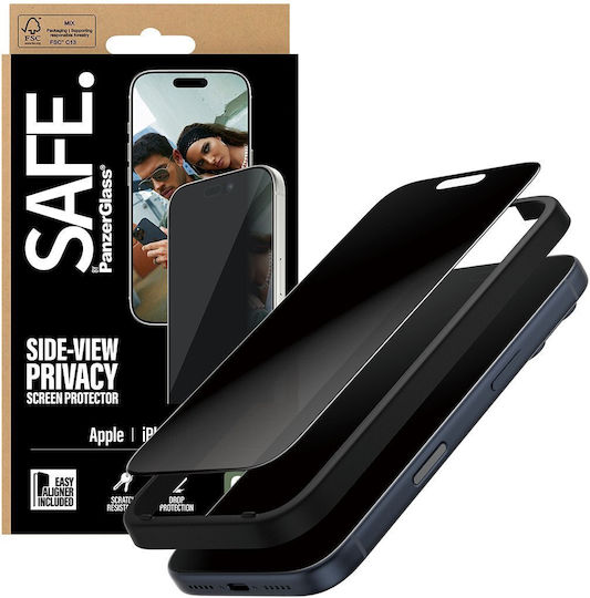 Safe By Panzerglass Privacy Screen Protector Iphone 17 Pro Ultra-wide Fit W Easyaligner
