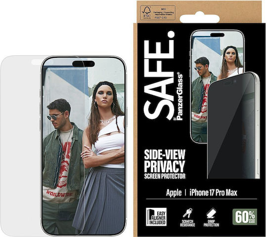 Safe By Panzerglass Privacy Screen Protector Iphone 17 Pro Max Ultra-wide Fit W Easyaligner