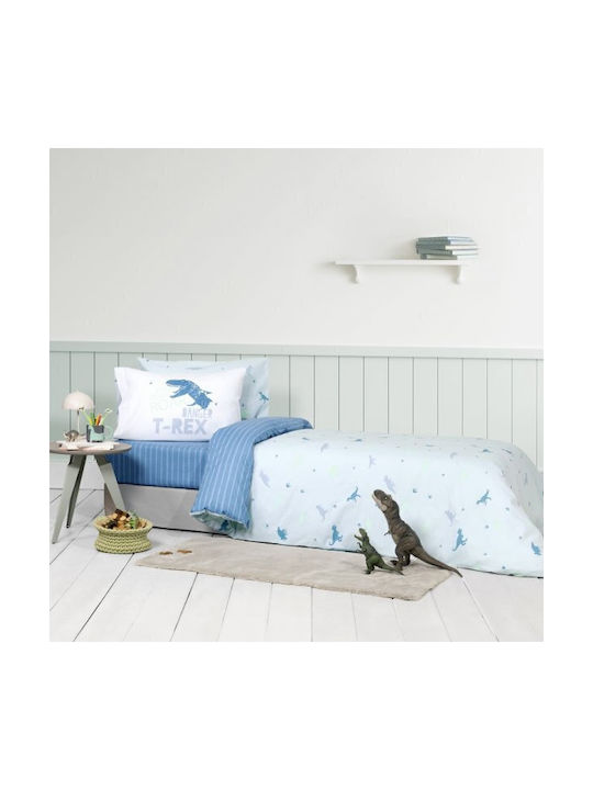 Nima Sheet Set Single Cotton Blue 170x255cm 3pcs