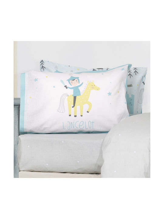 Nima Sheet Set Single with Elastic Band Cotton Light Blue 100x200cm 3pcs