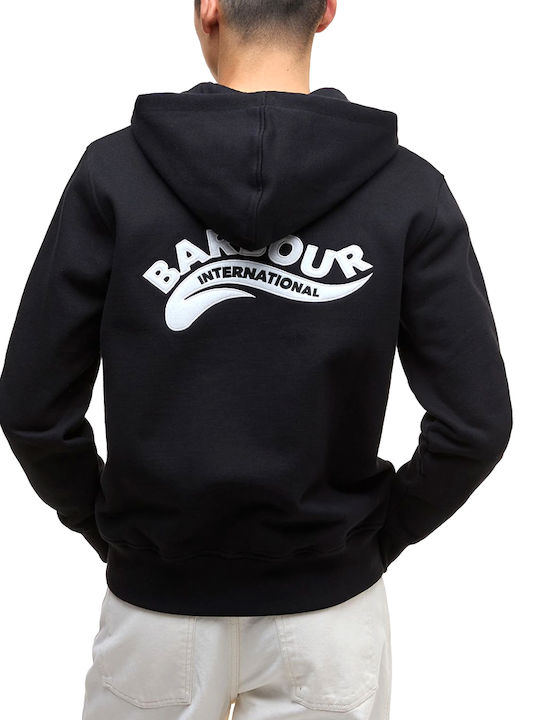 Barbour Sweatshirts Für Herren Weiß-Schwarz Mit Kapuze Barbour Sweatshirts Für Herren Weiß-Schwarz Mit Kapuze