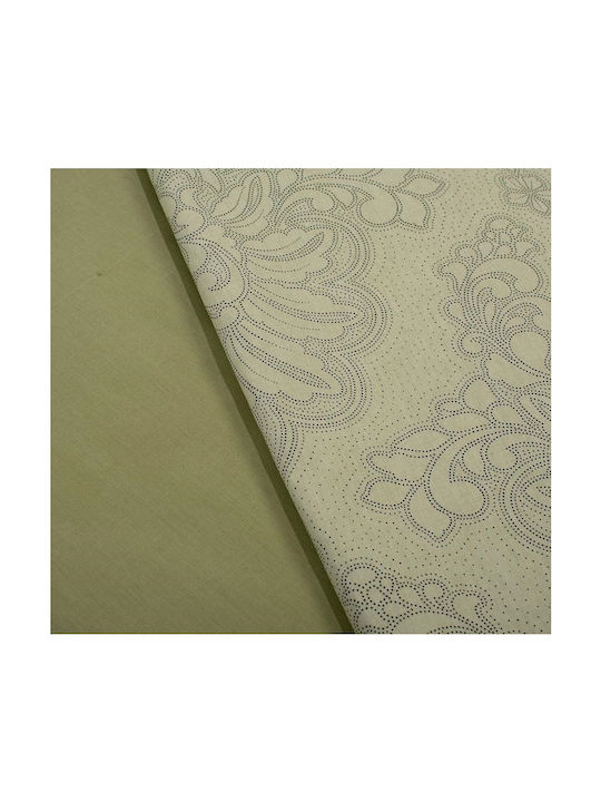 Dimcol Σετ Σεντόνια Μονά Βαμβακερά Light Olive 160x240cm 3τμχ