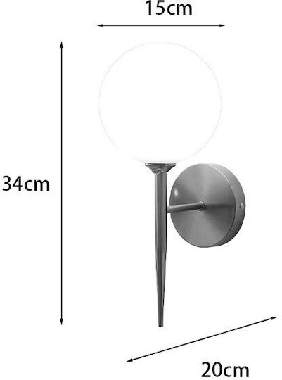 Pakketo Lumină De perete Auriu 13cm Pakketo Lumină De perete Auriu 13cm