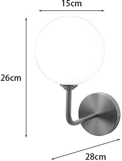 Pakketo Modern Lamp Wall with Socket G9 Gold 15x26x21cm