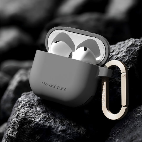 AmazingThing Omni Husă în culoarea Bej pentru Apple AirPods 4