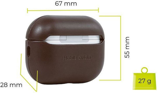 Mobile Origin Hülle Leder in Braun Farbe für Apple AirPods Pro 2