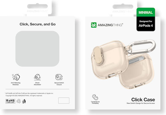 AmazingThing Minimal Θήκη Σιλικόνης Desert για Apple AirPods 4