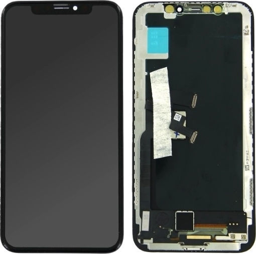 Οθόνη OLED Hard Oled Lcd mit Touch-Mechanismus für iPhone X (Schwarz)