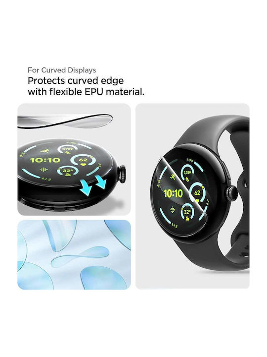 Spigen Eliteshield Ez Fit 2er Pack Google Pixel Watch 4/3 41mm Afl08524
