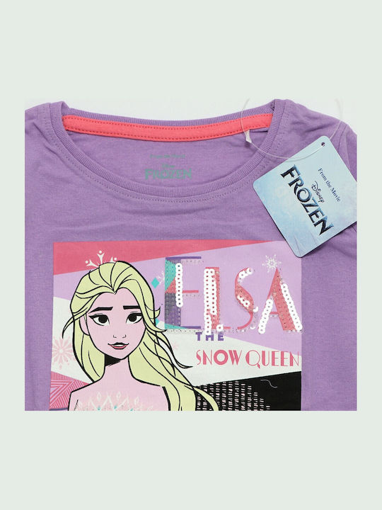 Kids' Shirt Long Sleeve Lilac Frozen