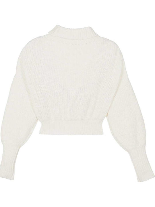 Kinderpullover Langarm Ecru