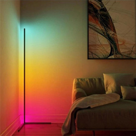 Pakketo LED Floor Lamp H120xW30cm. with RGB Light 2000lm Black