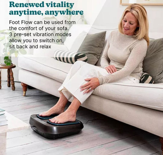 Homedics Massager Συσκευή Μασάζ για τα Πόδια με Δόνηση και Λειτουργία Θέρμανσης