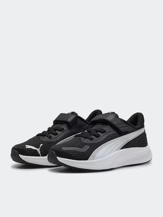 PUMA Pounce Lite Ac+ Ps Παιδικά Sneakers με Σκρατς Μαύρα 311650-01