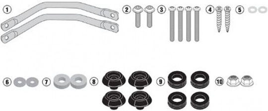 Givi Κιτ Τοποθέτησης για Yamaha NMAX 125 / 155 (2015-2020) D2123KIT