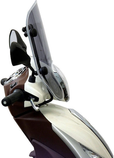 Fabbri Getöntes Visier Motorrad Sommerlicher Licht-Rauch für Piaggio Medley 125 / Medley 150 2016-2019 3288/LD