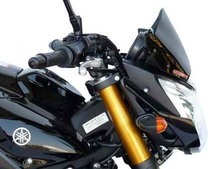 Fabbri Затъмнен визьор Мотоциклет Gen-X Touring за Yamaha FZ8 Фейзър 2010-2015 YX116/DS