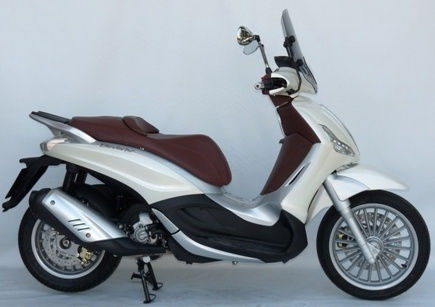 Fabbri Getöntes Visier Motorrad für Piaggio Beverly 125 2778-LD