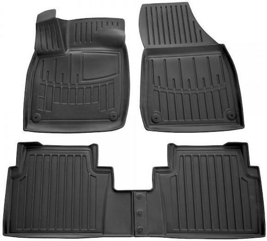 Race Axion Set of Front and Rear Mats 4pcs Tray Type for Audi Q5 / e-tron Black