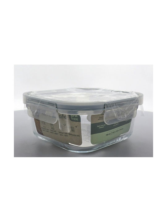 Uniglass Δοχείο Φαγητού Γυάλινο 800ml