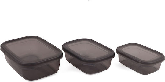 Hermia Set Of Multicolour Plastic Lunch Boxes 9 Pieces