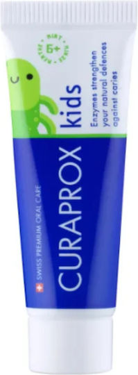 Curaprox Children's Toothpaste Set with Toothbrush for 6+ Years 5 Pieces Mint Flavor 10ml