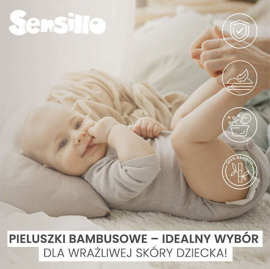 Sensillo Swaddle Wraps Green 70x80cm. 3pcs