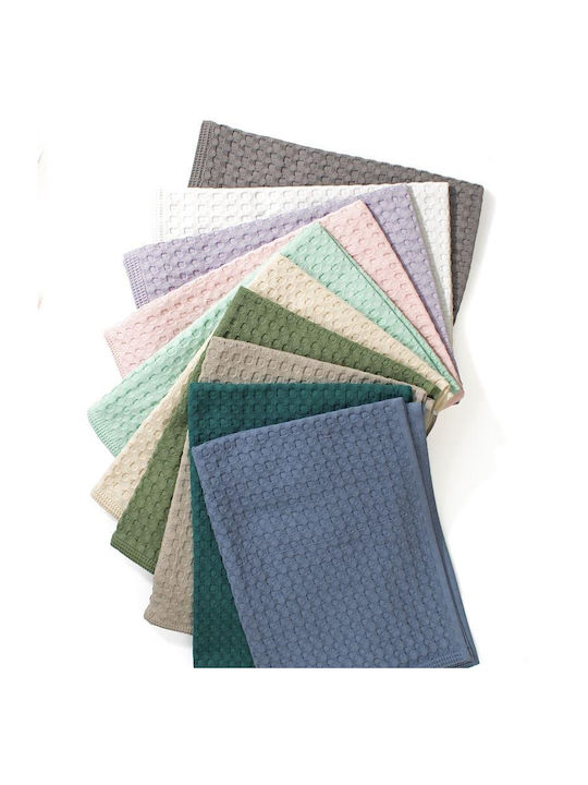 Dimcol Geschirrtuch aus 100% Baumwolle in Ecru Farbe 50x70cm