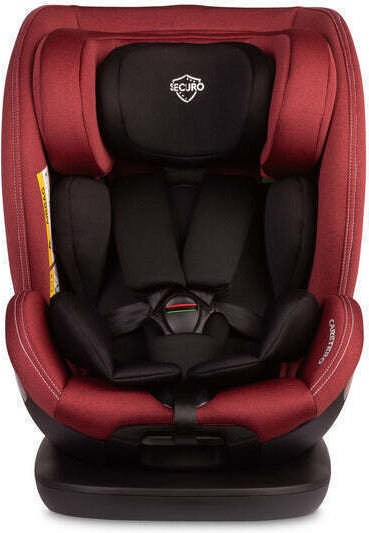 Caretero Securo Καθισματάκι Αυτοκινήτου i-Size με Isofix Βουργουνδί 15-36 kg