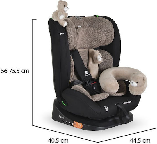 Cangaroo Competition Καθισματάκι Αυτοκινήτου i-Size Cool Beige