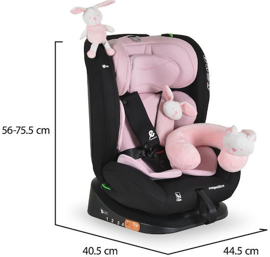 Moni Competition Baby Car Seat i-Size Baby Pink 0-36 kg