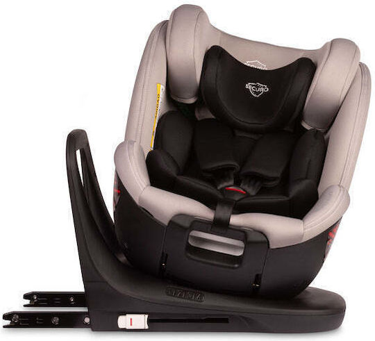 Caretero Securo Καθισματάκι Αυτοκινήτου i-Size με Isofix Γκρι 15-36 kg