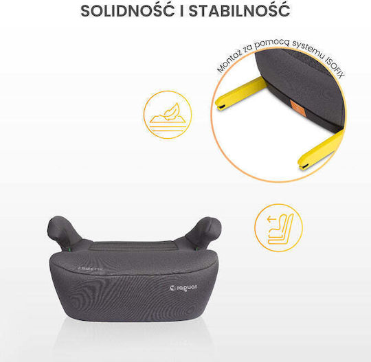 Caretero Jaguar Καθισματάκι Αυτοκινήτου Booster i-Size με Isofix Πράσινο