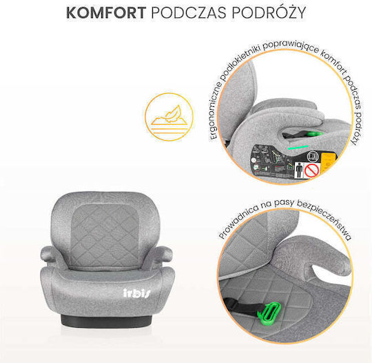 Caretero Ibris Baby Car Seat i-Size with Isofix Graphite